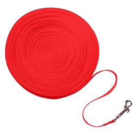Dog Leash Long Obedience Recall Foot Feet Training Lead 6/15/23/33/50/100 FT (Option: 23 FT-Red)