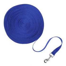 Dog Leash Long Obedience Recall Foot Feet Training Lead 6/15/23/33/50/100 FT (Option: 6 FT-Blue)